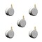 Service Caster 3 Inch MRI Safe Casters, 12mm Threaded Stem, Set of 5, 5PK SCC-TS02S75-TPR-GRY-M12X22-MRI-5 - alternate 1
